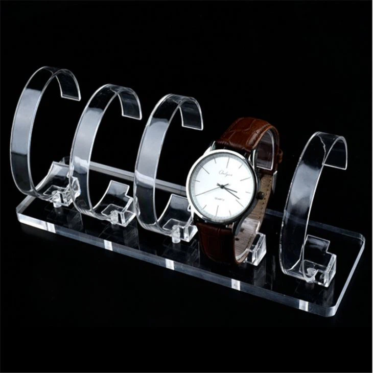 Modern Design Clear Acrylic Watch Display Stand Pocket Watch Display Stand