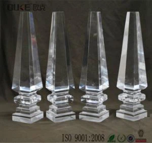 جدید ڈیزائن کرسٹل Acrylic کے سوفا ٹانگوں مختصر ٹیبل ٹانگوں