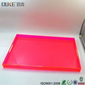 نئے ڈیزائن کاونٹر وائٹ بڑی Acrylic کے سینڈوچ ٹرے پارٹی ٹرے