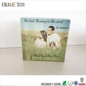 فروخت کے لئے مقناطیسی ڈیسک تصویر فریم acrylic تصویر بلاکس فریم صاف کریں