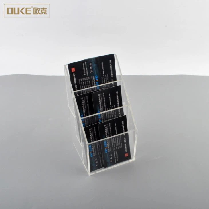 Clear 3 Layers Desktop Acrylic Document Holder